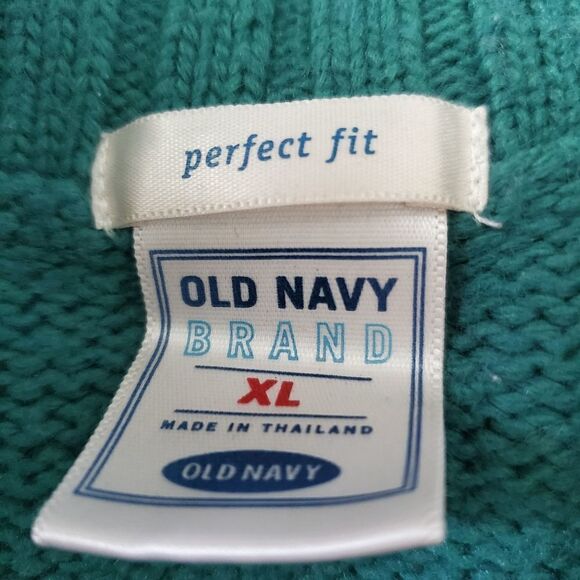 Old Navy Green Cowl Neck Pullover Sweater Size XL - Picture 3 of 8